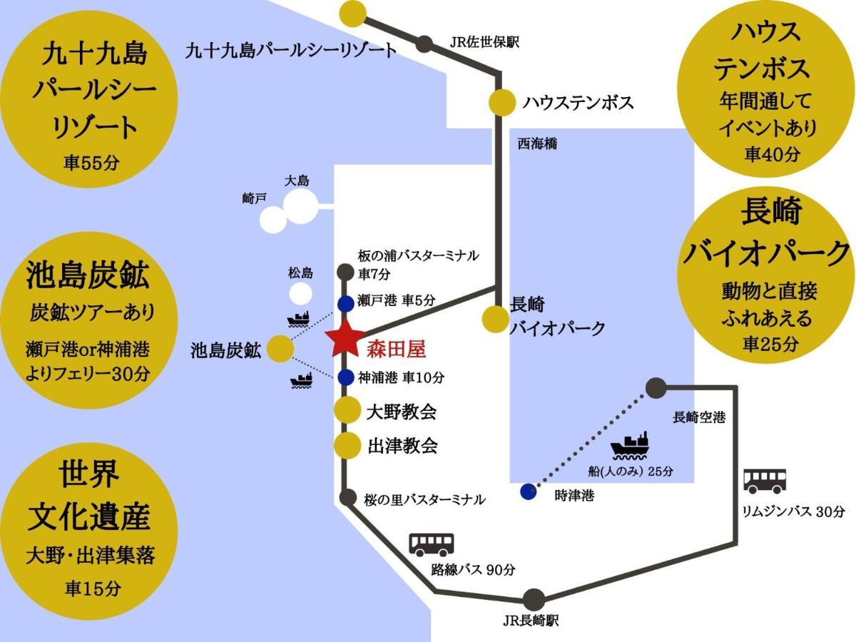 Yukinoura Guest House Moritaya Saikai Εξωτερικό φωτογραφία